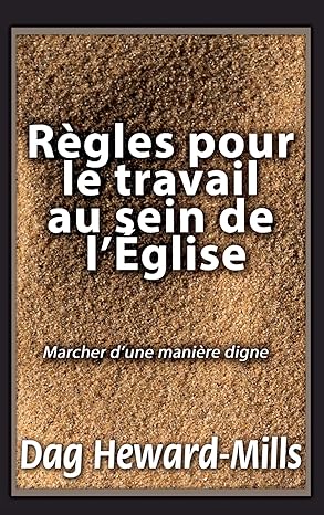 Règles pour le travail au sein de l'église